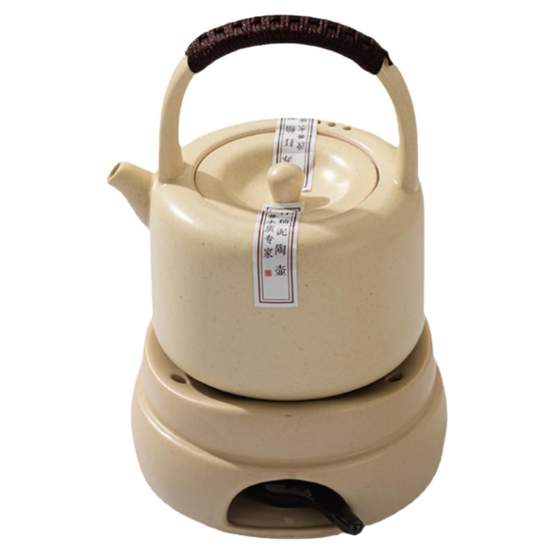 苏打釉茶壶提梁茶壶煮茶壶烧水壶泡茶专用煮茶器陶瓷蜡烛温茶器炉