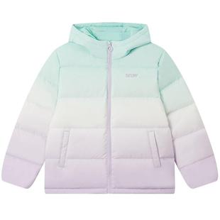 四防科技|361度童装儿童羽绒服2025冬季加厚女童保暖渐变冬装外套