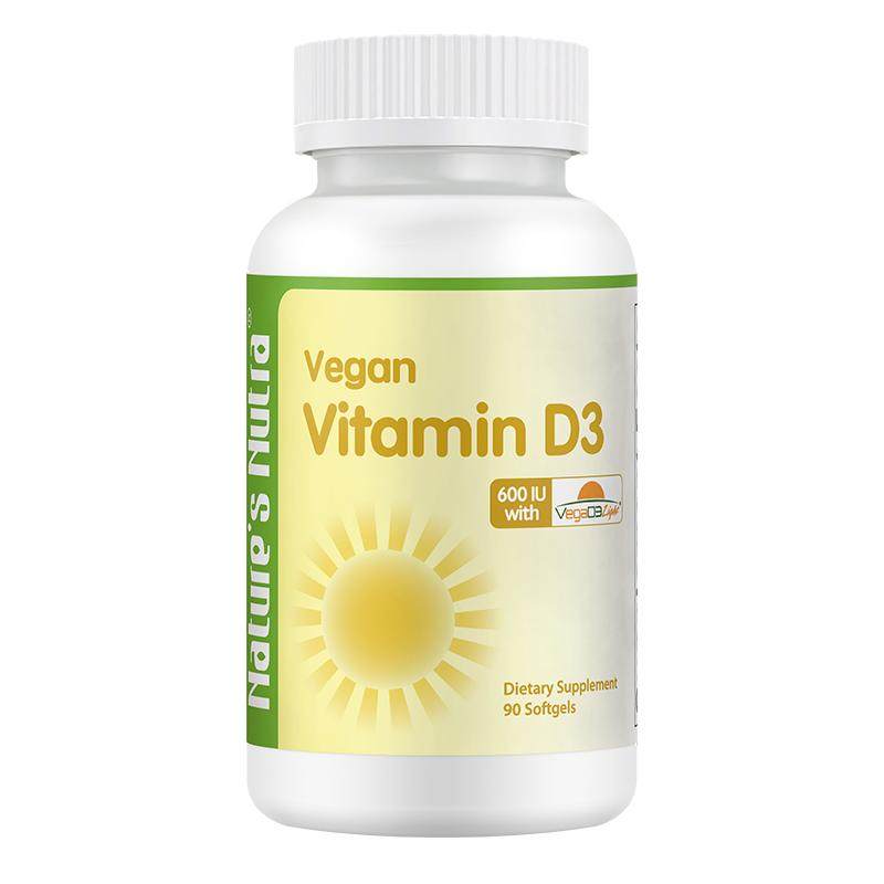 莱思纽卡600iu纯植物D3软胶囊婴幼儿婴儿童宝宝维生素vd3滴剂补钙