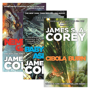 英文原版 The Expanse 苍穹浩瀚4-6册 燃烧的西伯拉 复仇游戏 巴比伦的灰烬 太空歌剧科幻小说 英文版 进口英语原版书籍