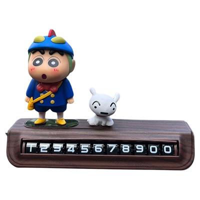 蜡笔小新停车号码牌临时停车牌