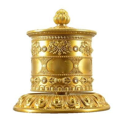 闯隆指捏转摆件铜雕花顺畅无声