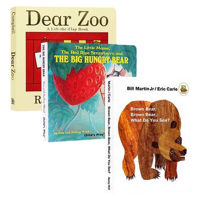 3册廖彩杏书单英文原版绘本