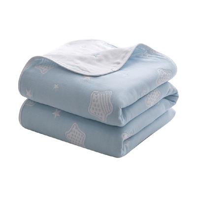 无印良品夏季六层纱布毛巾被盖毯