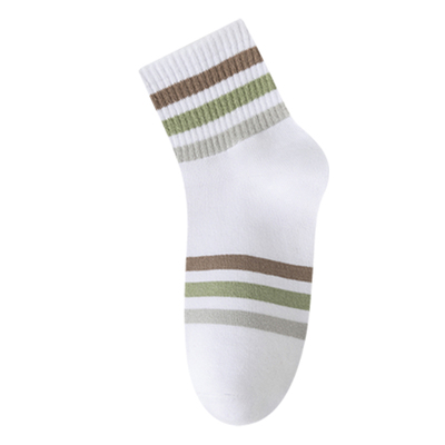 袜子男款中筒纯棉春夏季男士短筒防臭吸汗日系字母学生运动棉袜潮