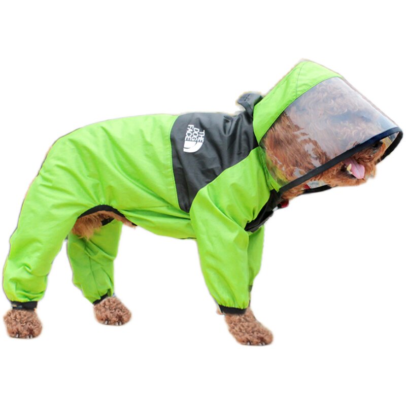 四脚款泰迪比熊等中小犬防水雨衣