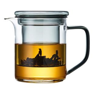 美斯尼玻璃杯茶水分离杯办公室泡茶杯耐高温水杯男红茶泡茶器茶具