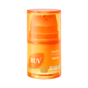BUV柑橘果调皮细嫩毛孔温和控油改善粗糙提亮舒缓补水保湿精华露
