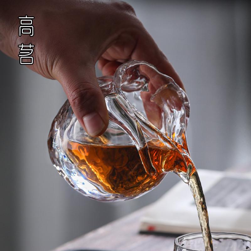 玻璃公道杯高档加厚特色创意公杯功夫茶具配件倒茶分茶器日式茶海