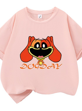 波比的游戏时间儿童短袖男    poppy playtime 衣服装速干宽松t袖