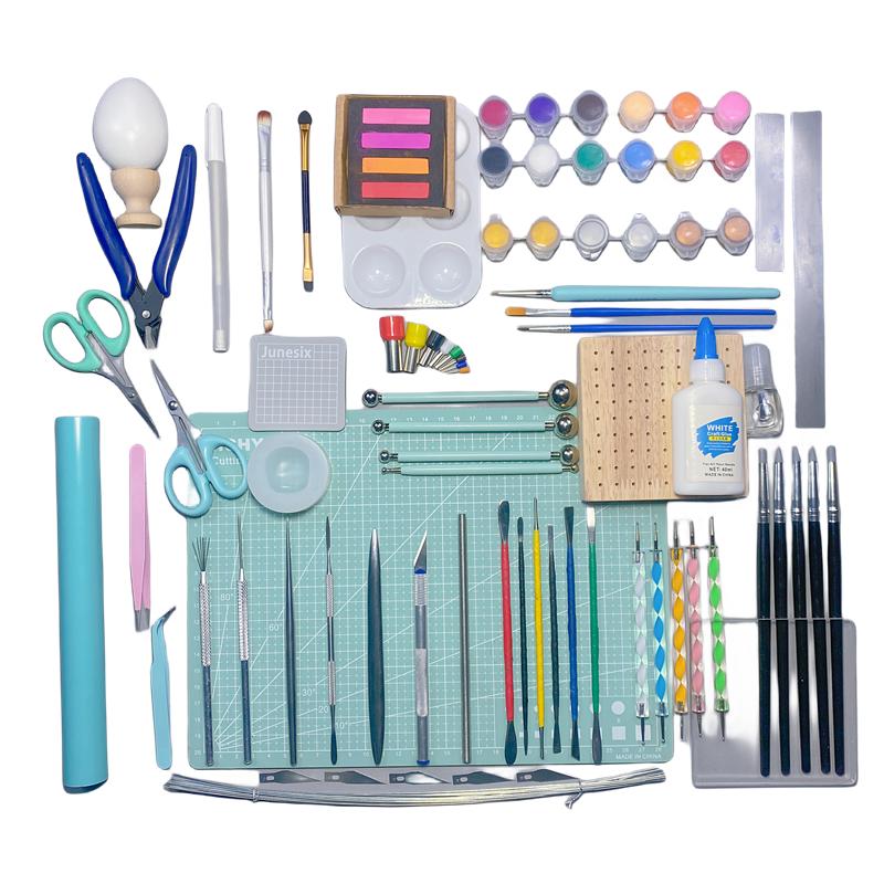 超轻粘土制作工具套装黏土入门彩泥手办人偶工专用业全套diy材料