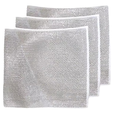 金属丝抹布清洗单层钢丝网格刷锅