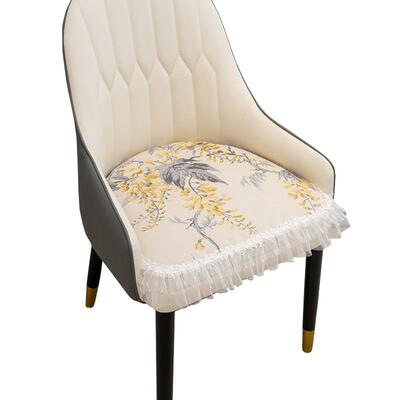 轻奢马蹄形餐椅垫四季通用防滑