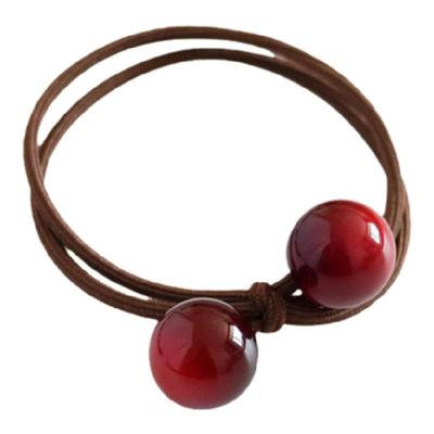 樱桃头绳网红亚克力发圈橡皮筋