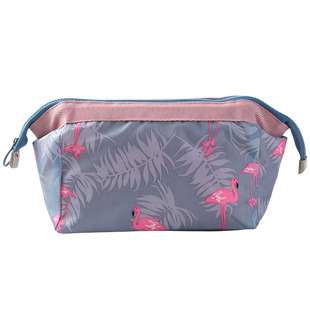 帆布防水化妆包小号随身化妆袋旅行便携化妆品简约大容量收纳包