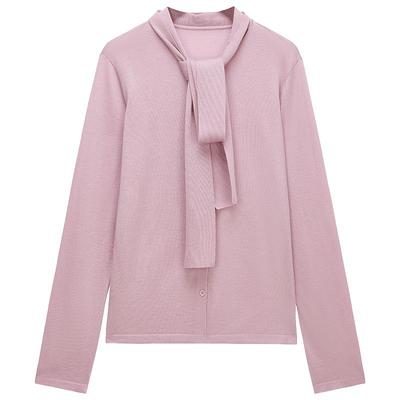 OCHIRLY欧时力羊毛飘带针织毛衣