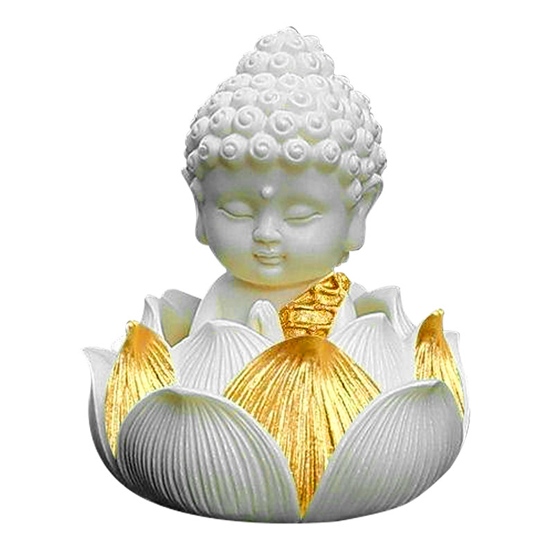 如来佛莲花车载摆件保平安