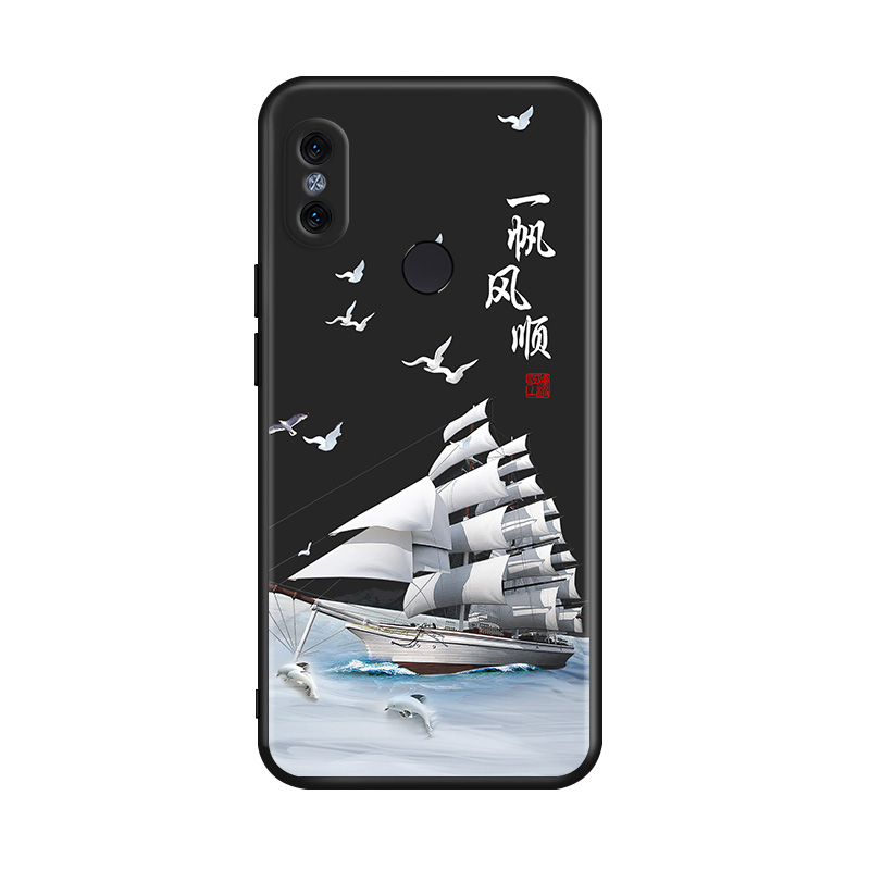 imobile适用于红米note5国风爆款手机壳mee7s时尚男女redminote5保护硅胶套。红迷note5防摔外壳met7s经典时