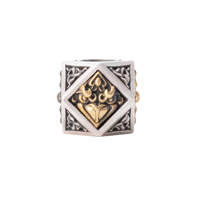 琢匠s925银金翅大鹏鸟diy隔珠