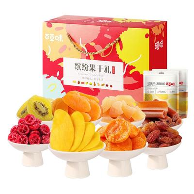 百草味缤纷水果干礼包礼盒