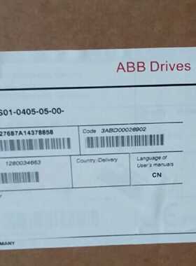 议价原装ABB直流调速器225A DCS550-S01-0225-05-00-00
