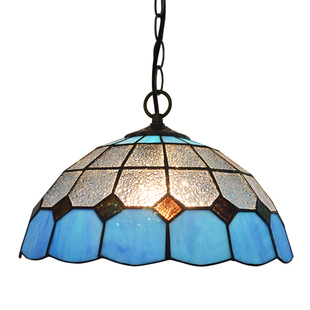 地中海个性创意简约玄关过道灯走廊阳复古餐厅吧台水槽玻璃小吊灯