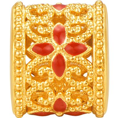 明牌珠宝黄金吉祥转运珠