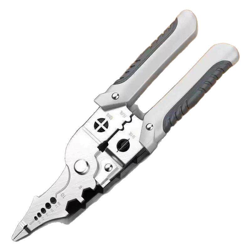 德国21合一多功能剥线钳电工专用分线钳工业级剥线皮神器压线多用