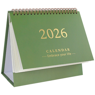 台历2026年新款办公室新日历可记事26新年工作月计划本高颜值年历笔记本桌面大格子创意小月历学生办公专用