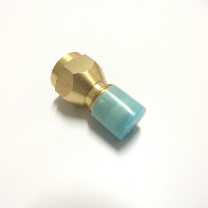 美国气罐充气阀 煤气钢瓶转接头 户外气罐重复充气接头美标