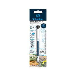 德国进口施耐德安全冰箱冷冻记号笔低温储奶袋马克笔防冻笔冰袋食品包装袋母乳保鲜袋实验室Maxx 242