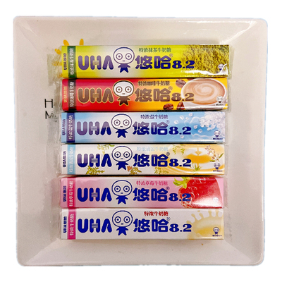 悠哈特浓牛奶味40g*10条整盒