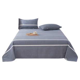 纯棉老粗布床单单件100全棉新款山东上海一等品加厚防滑老式被单