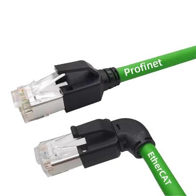 工业Profinet双屏蔽弯头拖链网线