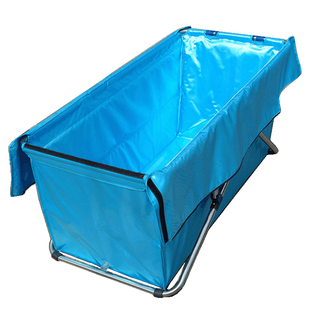 可折叠浴缸 家用成人泡澡洗澡桶 不锈钢免充气加厚浴盆浴桶