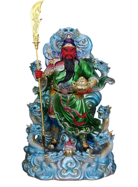 关公神像武财神招财树脂摆件