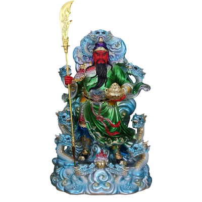 关公神像武财神招财树脂摆件