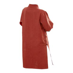 男童长款汉服棉麻长袍马褂武术表演长衫大褂小孩相声服唐装春秋款