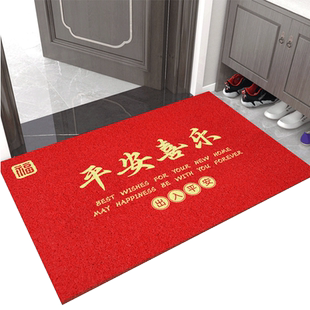 加厚丝圈入户门垫2024新款进门口地垫地毯脚垫玄关户外免洗耐脏