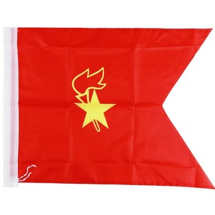 少先队队旗中队旗小学生小队活动纳米防水手持伸缩杆学校班级中国少年先锋队手拿大队旗少先队员大队旗定制