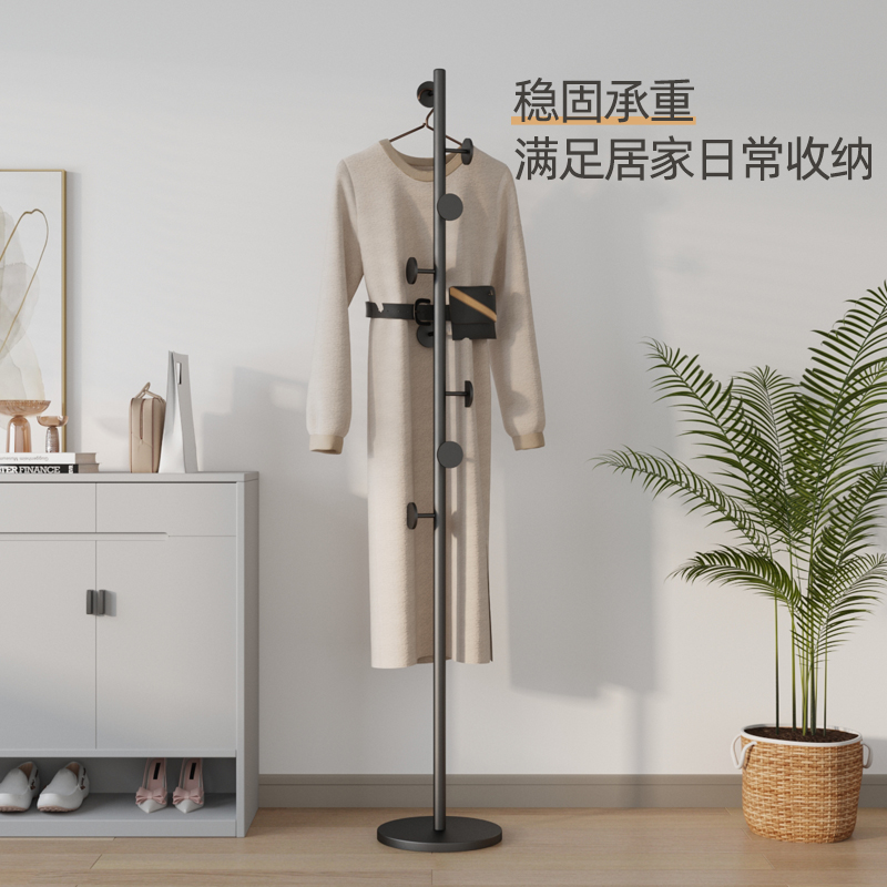 轻奢挂衣架落地卧室家用房间不占空间立式铁艺衣帽架挂衣服包架子