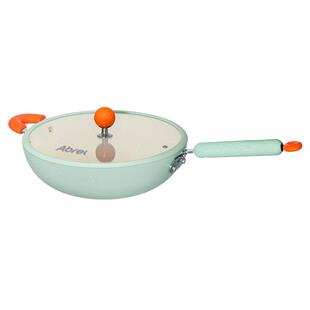 安博力匠星抗菌炒锅燃气灶电磁炉通用烙饼煎牛排家用不粘锅平底锅