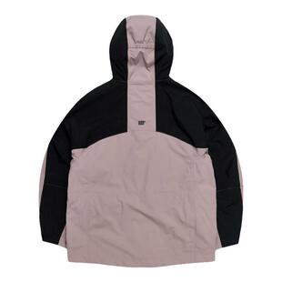 2526USS2韩国滑雪服防水防风衣男女款单板双板连帽拉链保暖灰色3L