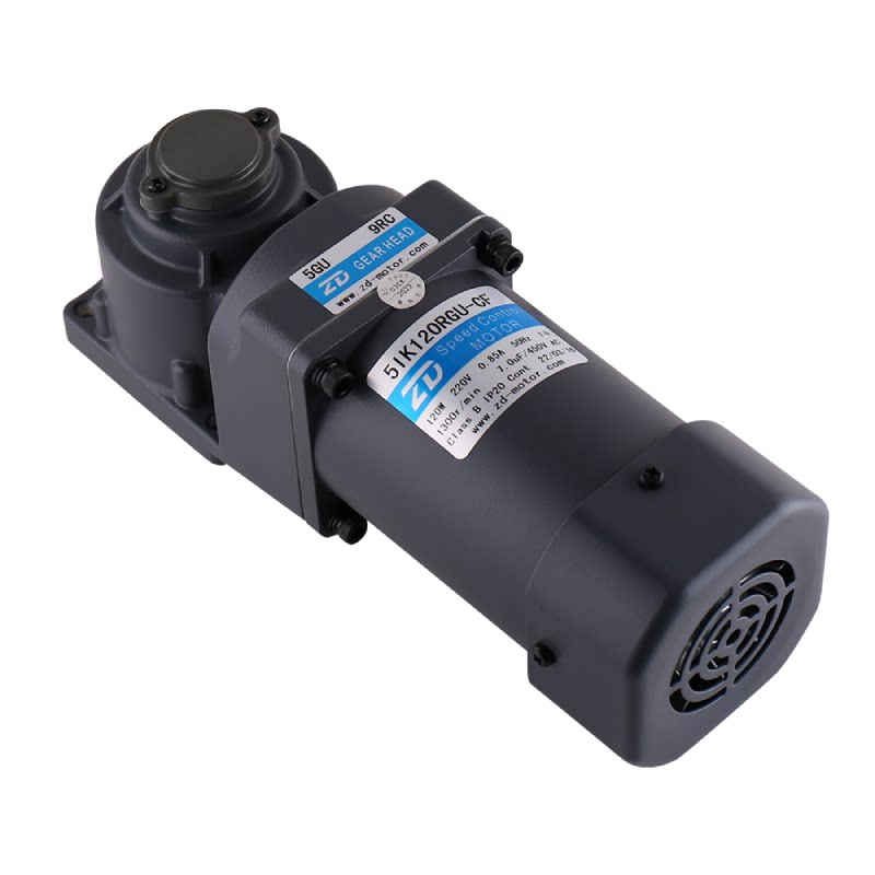 ZD中大电机 交流直角齿轮减速电机25W-200W弧锥直角感应调速电机