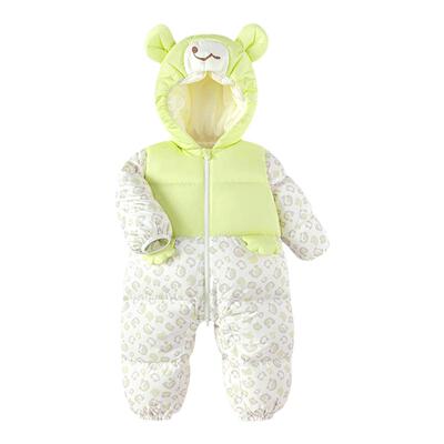 巴拉巴拉婴儿羽绒服宝宝连体衣厚