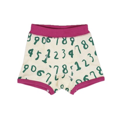 日本 markeys 2026春夏男童熊猫动物插画纯棉抗菌防臭平角内裤3条