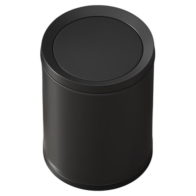 【高级黑】客厅意式轻奢垃圾桶