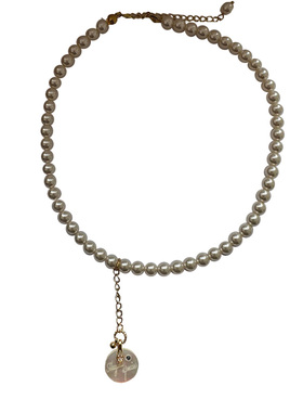 日系法式甜美贝壳珍珠项链手链