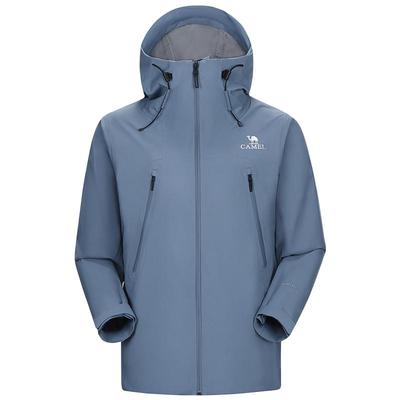 骆驼男装夹克男登山春秋户外防风三防单层冲锋衣外套进藏旅行上衣