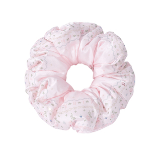 SILKY MIRACLE真丝泡芙水晶发圈Fair Isle头花发饰礼盒高级氛围感